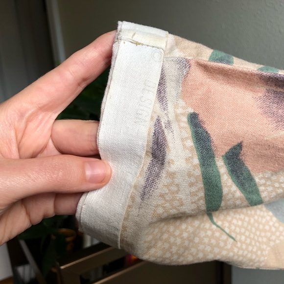 Vintage cotton cropped floral top - Picture 5 of 11